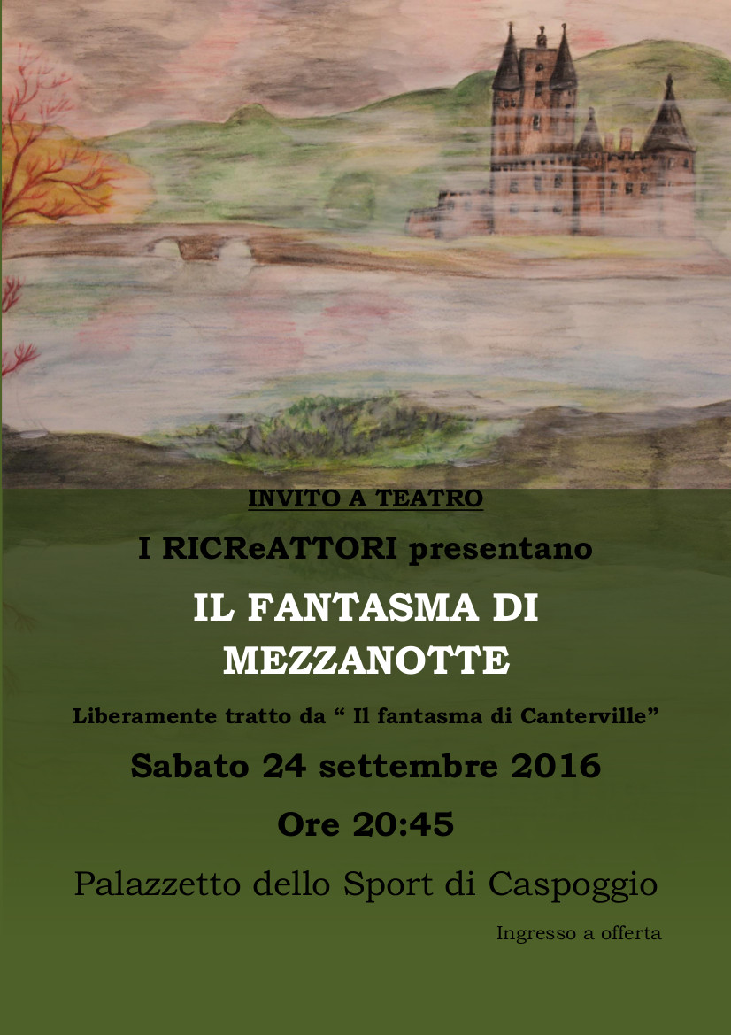 Invito a teatro per sabato 24 settembre: 